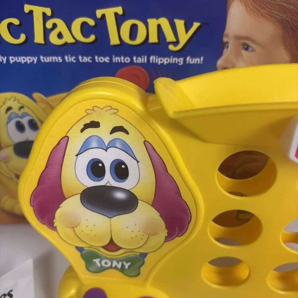 Vintage 1994 Tic Tac Tony Fisher Price Games Preschool Complete 12 Tokens
